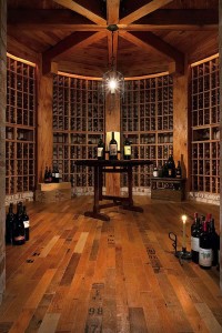 Wine tasting room